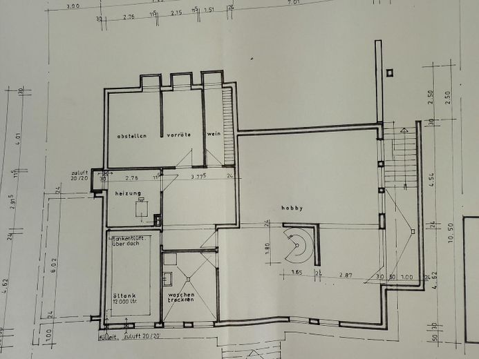 Grundriss Untergeschoss