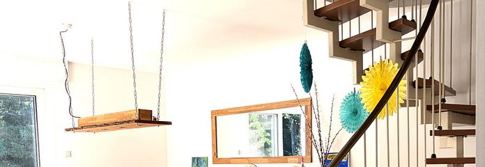 Exquisites Wohnerlebnis: 5 Zimmer, 3 Balkone, 2 Ebenen, Klima, Garage und und und..... – Aufgang 
