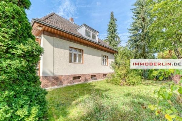 IMMOBERLIN.DE - Bella casa unifamiliare/bifamiliare da ristrutturare con giardino esposto a sud-ovest