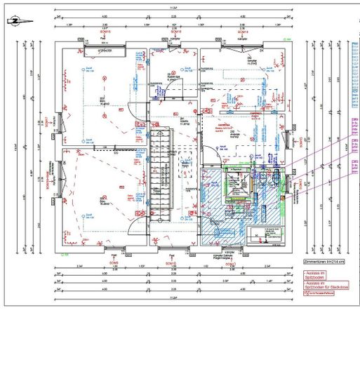 Grundriss OG mit Technikplan