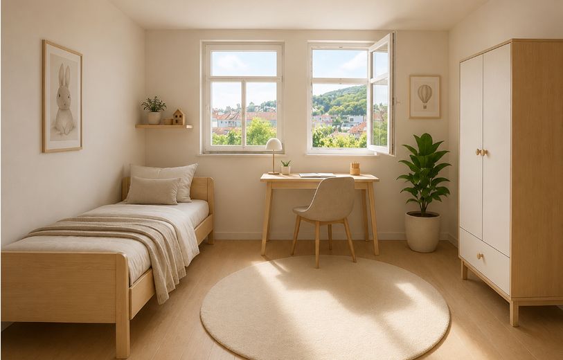 Charmante 2-Zimmer Dachgeschosswohnung in Jena-Wenigenjena – Zimmer 1