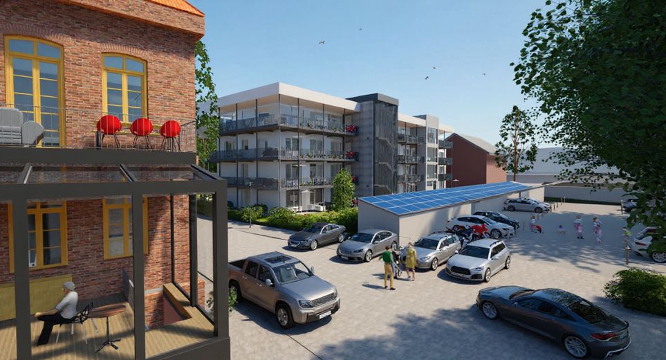 Supersonderangebot 18 WE am Wasser -Zuschuss KFW 1,1Mio, entkernt &amp; provisionsfrei im Firmenverkauf – Blick aus Nordwesten