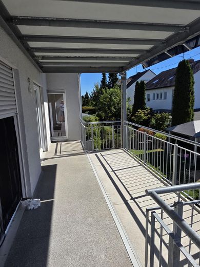 Augsburg-Inningen Bhf-nah 4 Zi  ETW 90m2 Süd-Loggia, Garten zustzl 18m2 UG Abst/WaKü – Südloggia