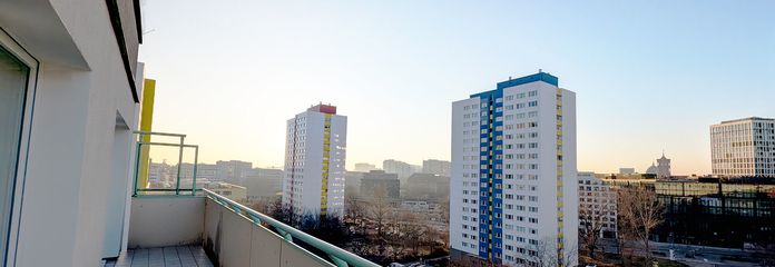 Balkon Blick Südwest
