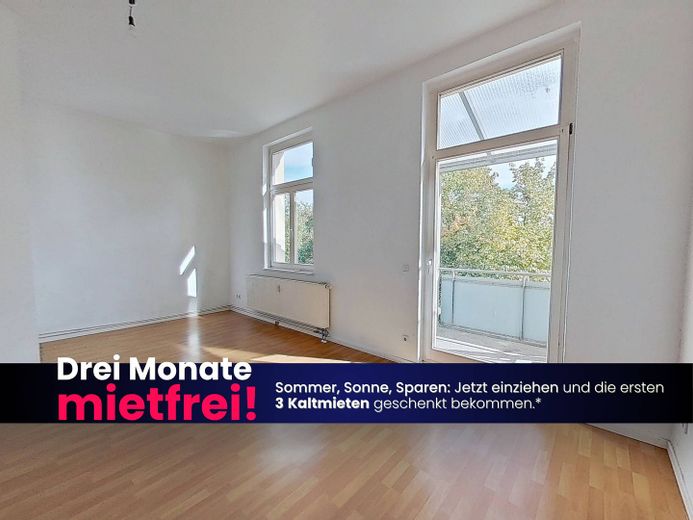 Ferah 3 odalı daire, BALKON ve mutfak ile – Ansicht I: Wohn- und Esszimmer