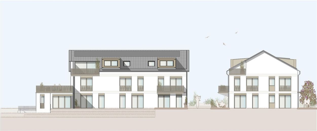 Ansicht Süd/Ost Haus 5a