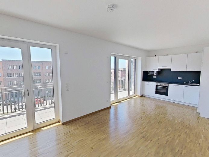 PRIMER USO: Luminoso piso de 2 habitaciones con COCINA INTEGRADA y BALCÓN – Ansicht I: Wohn- und Esszimme…