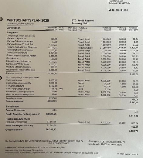 Sehr gepflegte 2,5-Zimmer-Wohnung in Top-Lage mit Terrasse, Garten,Garage in Ro... – Foto 29