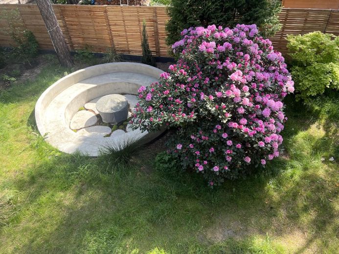 Architektenhaus zur temporären Vermietung – Garten