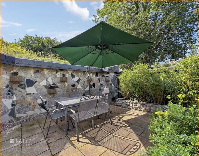 Terrasse Grundstück