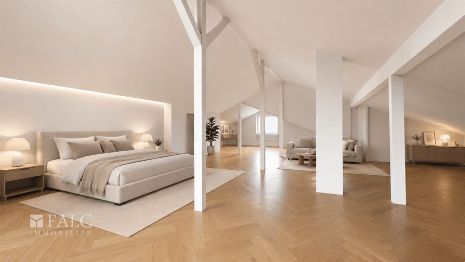 Familienidylle in Groß-Gerau - ein Zuhause mit Garten, Pool &amp; viel Platz – Dachboden- Gestaltungsvorschlag
