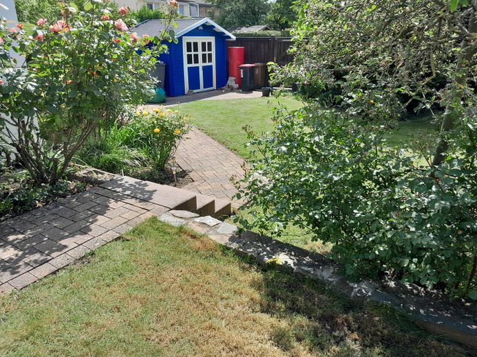 Unterer Teil des Gartens  