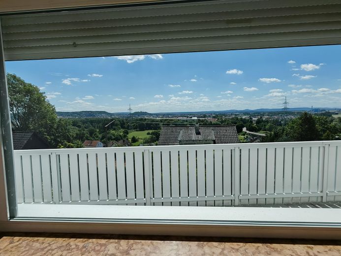 Blick aus dem Wohnzimmer