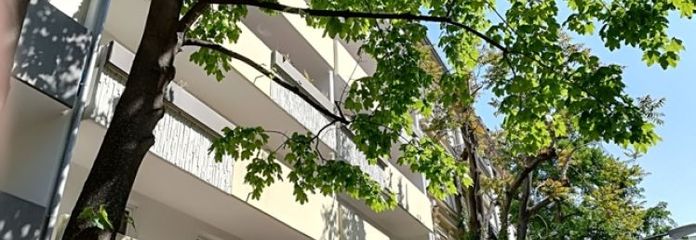 WESTEND-NORD: 3,5-kamerappartement met balkon, hoogwaardig gemeubileerd, zeer rustig gelegen