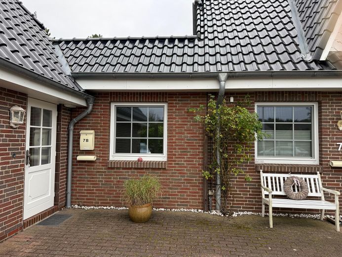 Incantevole appartamento di 1 stanza a Sankt Peter-Ording (centrale) – Hausansicht Eingang
