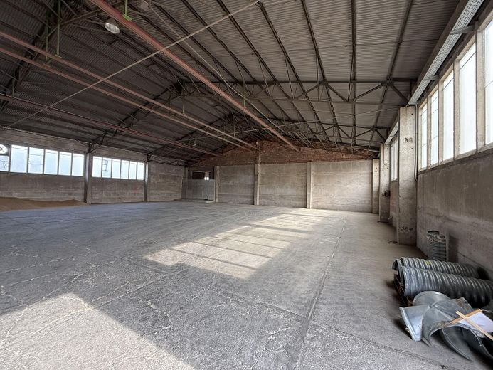 Großzügige Gewerbefläche mit Lagerhallenbestand und Büro in Neustadt a. d. Orla – Lagerhalle innen