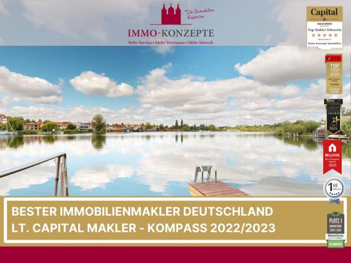 Luxus-Bootshaus mit Sommerhaus, Doppel-Carport, Möbel, Technik, Top-Grundstück – Foto 1