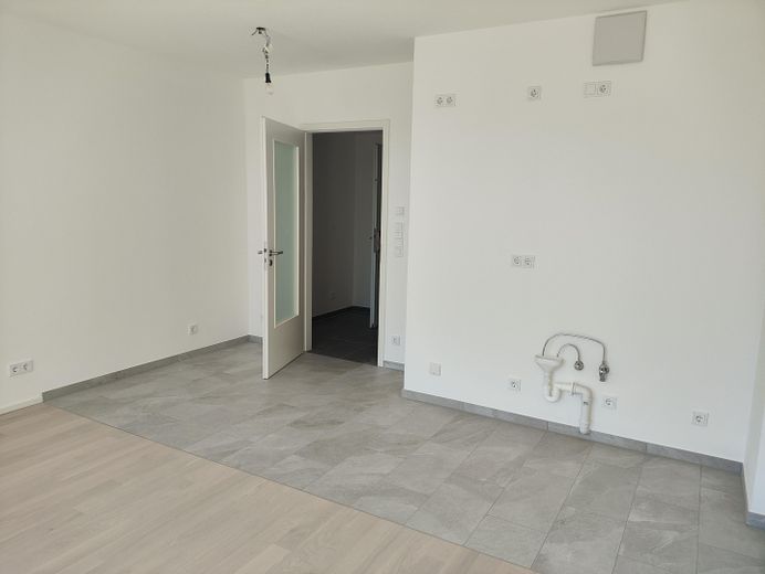 Prima occupazione: nuovo appartamento di 1 locale con cucina attrezzata, balcone esposto a sud e vista sul parco, vicino alla metropolitana e alla S-Bahn di Feldmoching – Foto 7