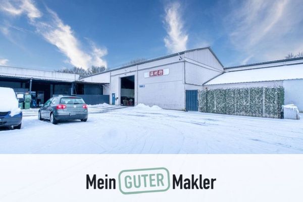 Großzügige Kalthalle mit 1.634 m², 6,5 m Höhe, neuem Dach & 40t-LKW-Anlieferung