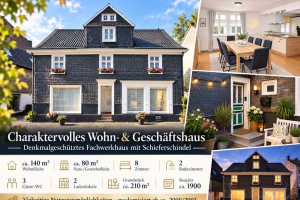 Haus mit Geschichte für Menschen, die das Besondere suchen