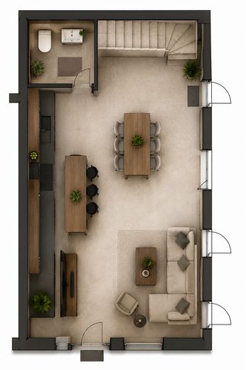 Modernes Wohnen auf 2 Ebenen – exklusive Maisonette mit Garten und Designküche – Foto 10