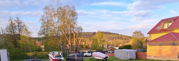 Blick von Hinterseite