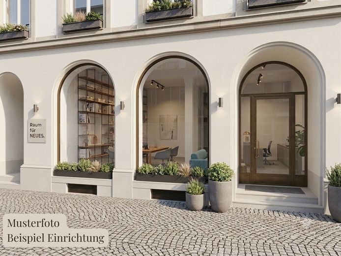 🚀 Ihr neues Gewerbe mit Charakter: Hohe Decken, riesige Schaufenster & maximale Flexibilität! – Musterfoto Beispiel