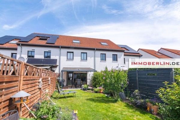 IMMOBERLIN.DE - Maison mitoyenne attrayante avec jardin orienté sud-ouest dans un environnement familial