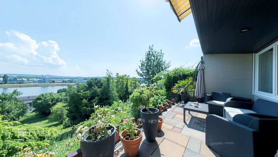¡Vista del Rin incluida! – Terrasse