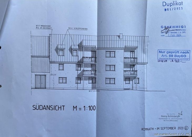 Planung nach Sanierung Ansicht