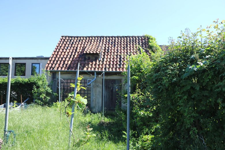 Geräumiges Einfamilienhaus mit 6,5 Zimmern in Salzgitter-Thiede – Schuppen mit Garten