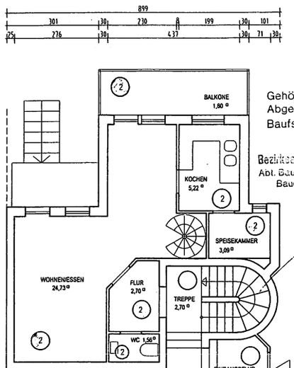 Maisonette-Perle in Stadtvilla – Erdgeschoss Grundriss