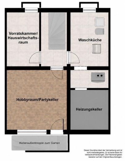 Gepflegtes Reihenhaus in Braunschweig/Lamme - von privat – Keller