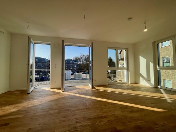 Blick auf den Balkon