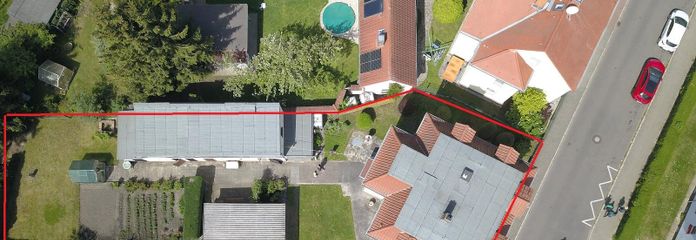 Luftbild Grundstücksansicht