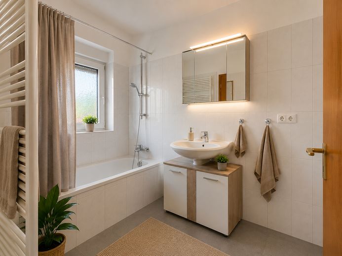 2-Zimmer Erdgeschosswohnung in Bad Wimpfen ( Hochparterre ) – Bad