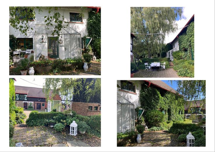 Historischer Bauernhof mit 3 Wohneinheiten & Stall – Leben, Arbeiten, Vermieten nahe Köln & Bonn – Innenhof-Garten 2