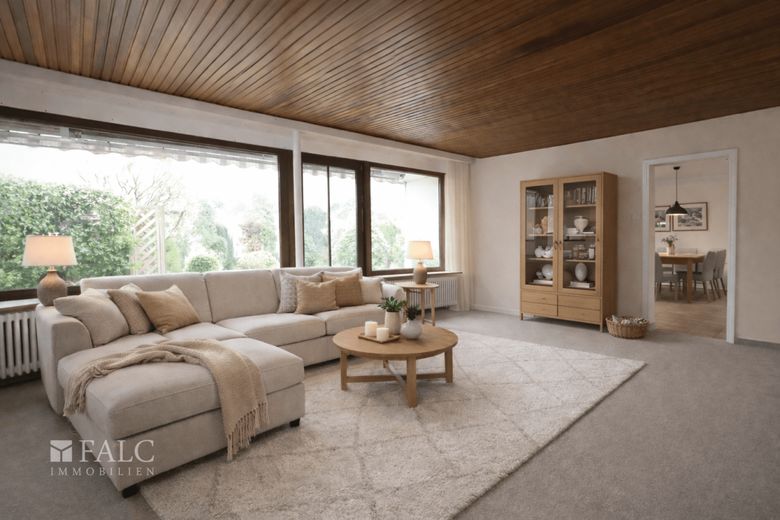 Ein Haus ohne Oben - Horizont statt Treppenhaus – Wohnzimmer