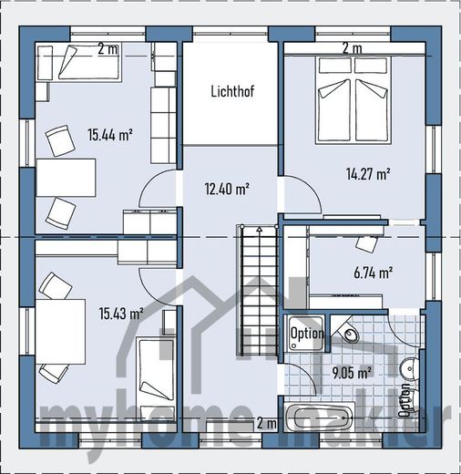 Höchstadt-Etzelskirchen familienfreundliches Einfamilienhaus inkl. Grundstück – R100-100_GRUNDRISS_DG
