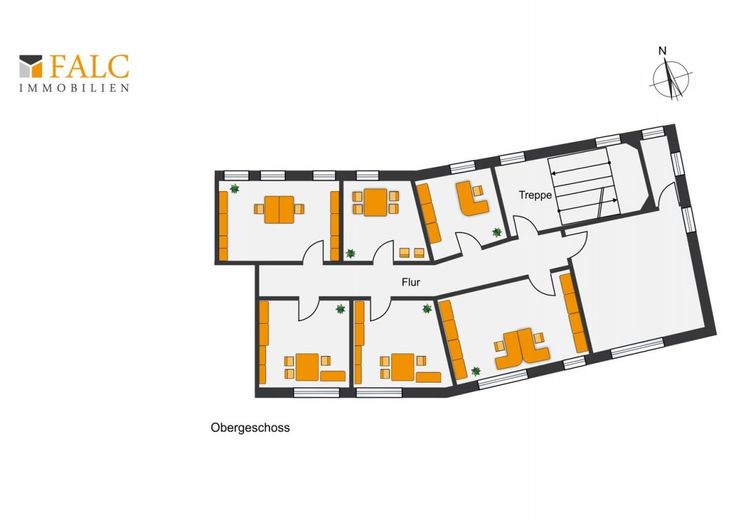 Im Zentrum von Sömmerda ideal als Firmenzentrale alle Mitarbeiter in einem Hause untergebracht – Obergeschoss