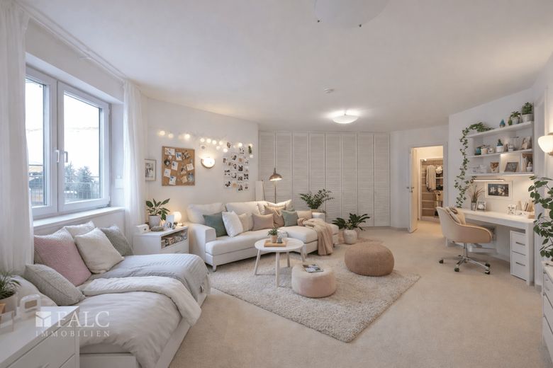 Gartenrefugium in Harlaching - Großzügige Maisonette-Wohnung mit drei Terrassen – Einrichtungsbeispiel Jugendzimmer