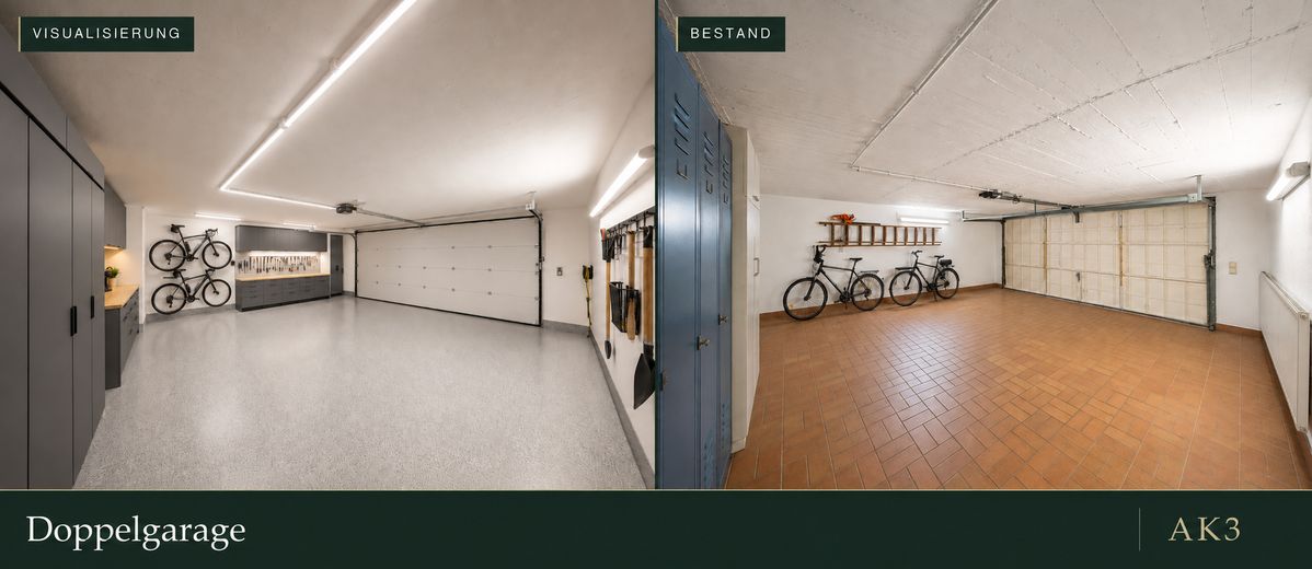 Casa de arquitecto con galería en una parcela de 1.294 m² – Doppelgarage