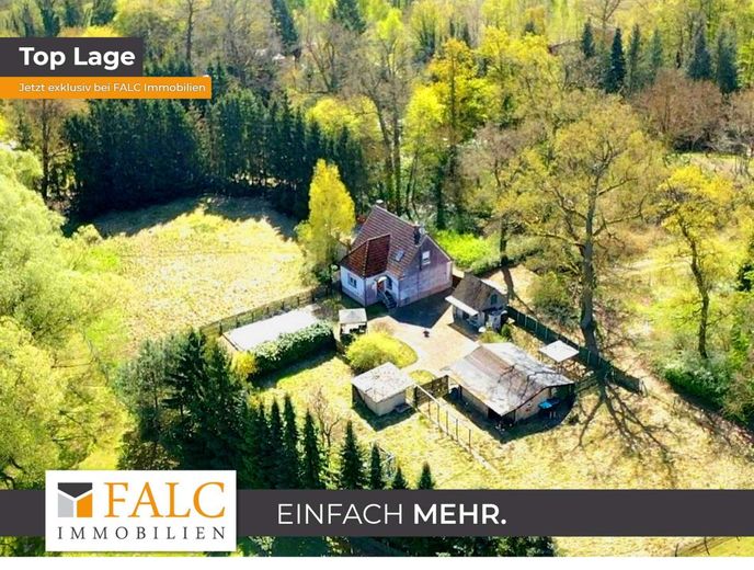 ***Natur &amp; Freiraum - Einfamilienhaus mit großem Grundstück in idyllischer Lage*** – Außenansicht
