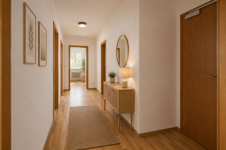 4 locali | Piano terra| 110,63 mq a Krumbach (W2) – Virtuell möbliert
