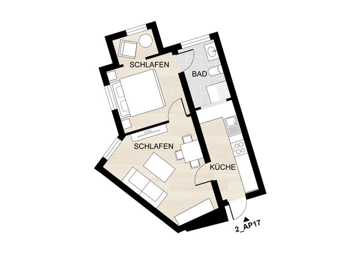 Panorama Badenweiler * Appartamento ristrutturato con 2 locali * bella vista * 35 qm – Foto 1