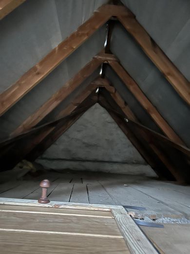 RESERVIERT: 160 m² Wohnfläche, 879 m² Grundstück: Viel Platz für Familie, Arbeit und eigene Ideen – Dachstuhl