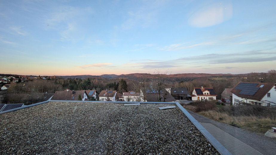 Ausblick vom Schlafzimmer OG
