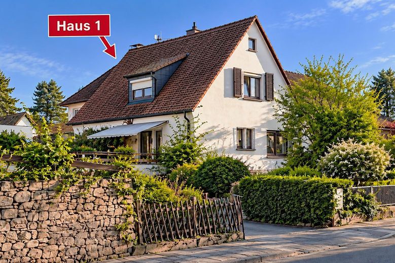 एक संपत्ति – दो घर – कई संभावनाएँ … बिना कमीशन! – Bilder / Grundrisse zu Haus 1