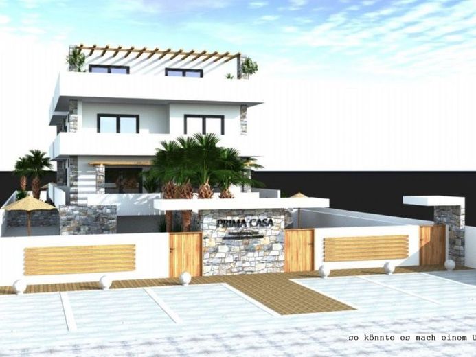 Kreta, Kokkino Hani, Entwicklungsprojekt vom Beachhotel zu 4 Luxusapartments mit Pool – Foto 1