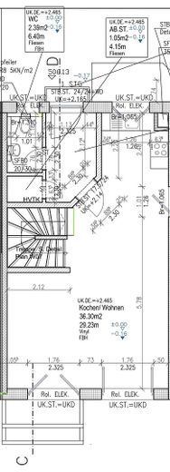 Luxuriöse 2 Zimmer Wohnung mit EBK in Olching – Grundriss EG 